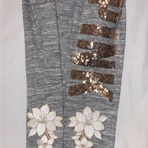 Pink bling joggers reserved